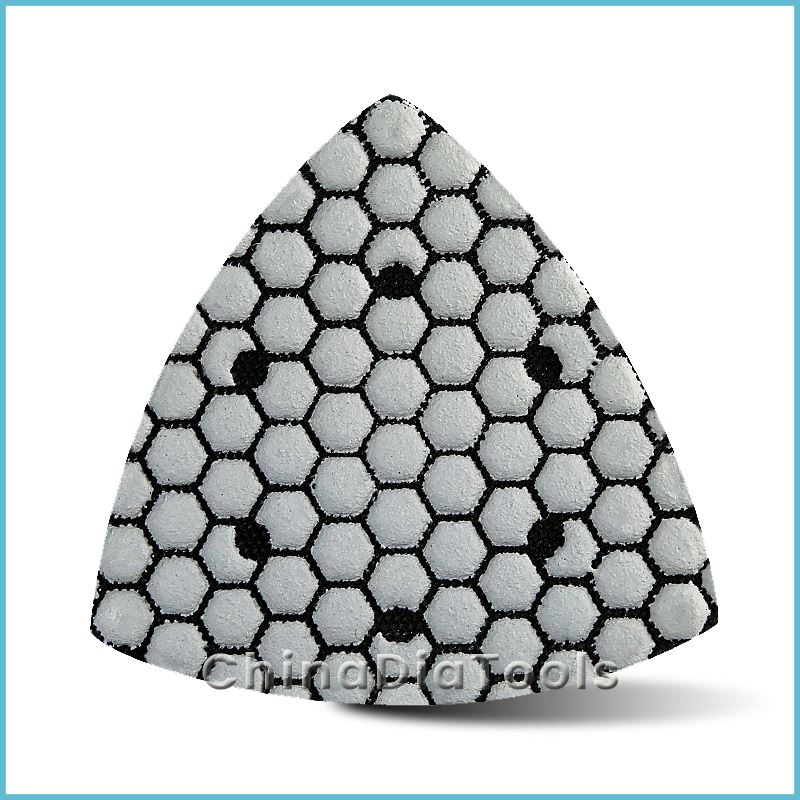Triangle Shape Diamond Polishing Pad Dry Use