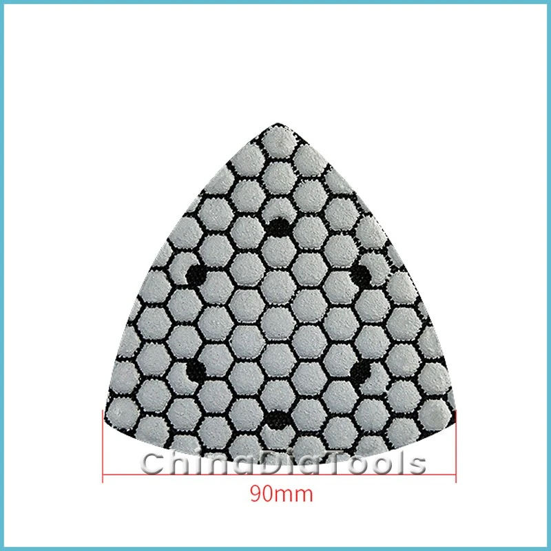 Triangle Shape Diamond Polishing Pad Dry Use